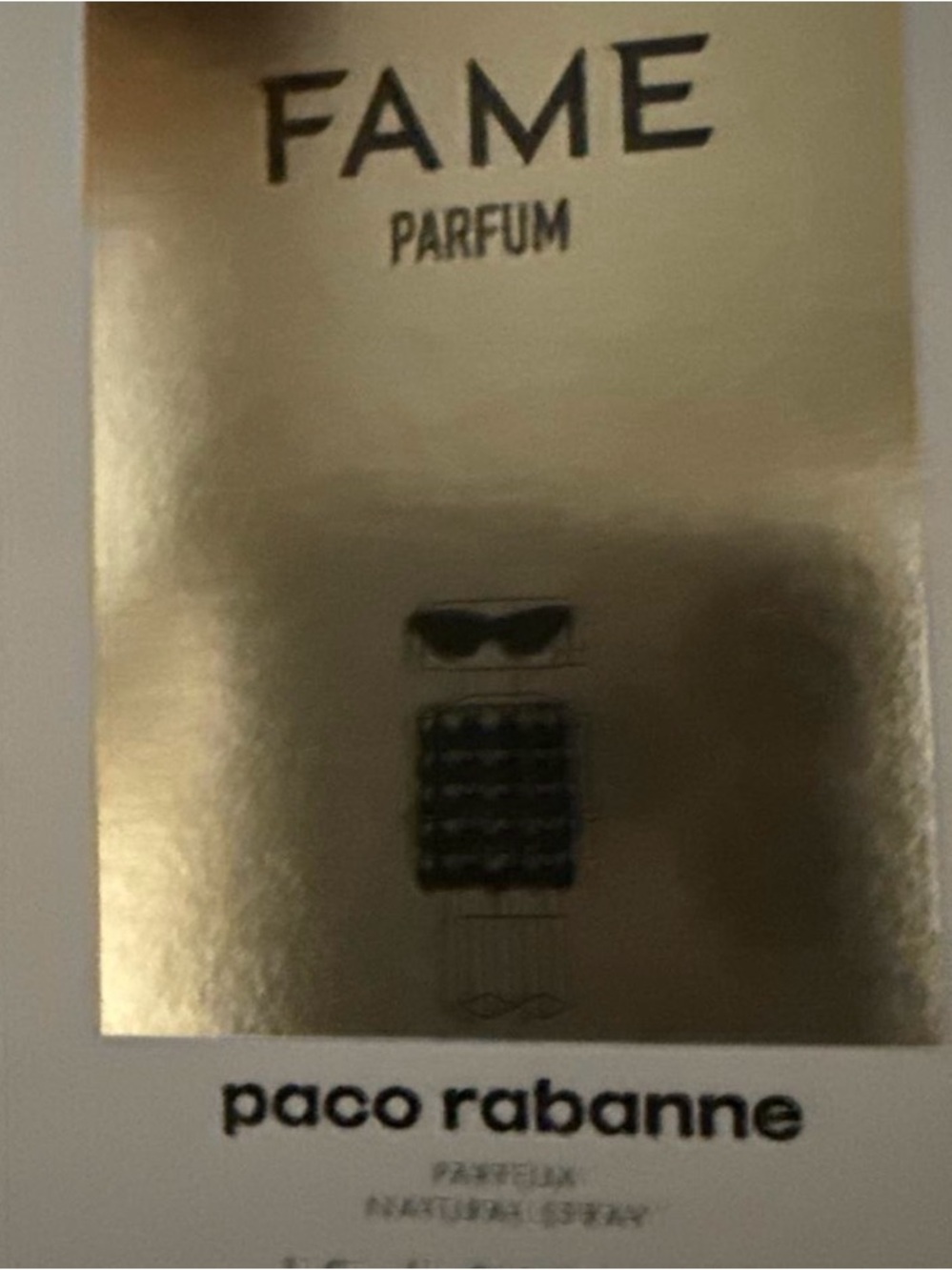 Paco Rabanne Gold and Black FAME Parfum Box